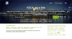 Desktop Screenshot of koeln.tag-a-site.de