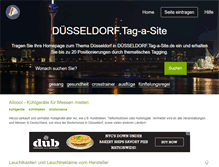 Tablet Screenshot of duesseldorf.tag-a-site.de